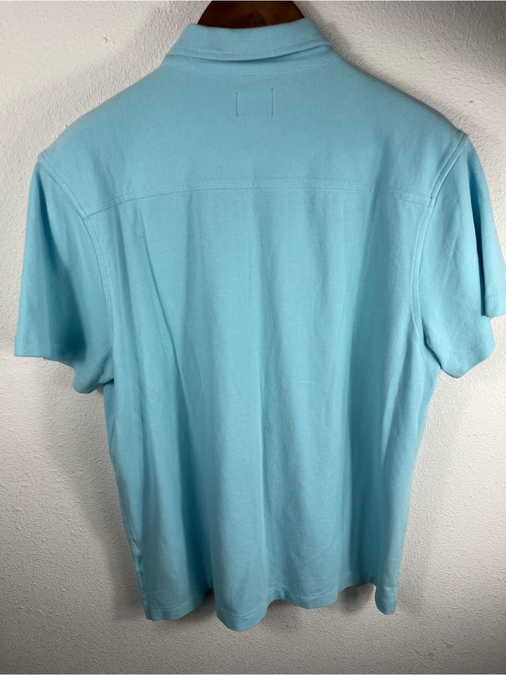 Vintage J Crew Y2K Oarsman Mens Large Shirt Light Blue Short Sleeve Button Down - Picture 2 of 11